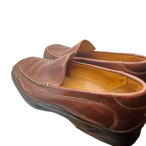 Cole Haan Loafers Mens Size 12 M Brown Leather Slip On Casual Shoes Square Toe main image 12